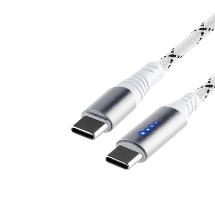 Cablu USB-C pentru încărcare rapidă, cu afișaj LED, 100W, 2 metri