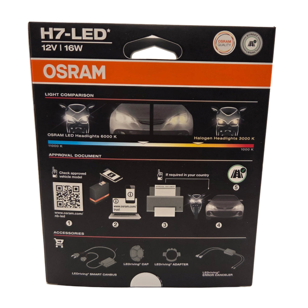 OSRAM NIGHT BREAKER LED SMART Set – LED-Autolampen H4 & H7