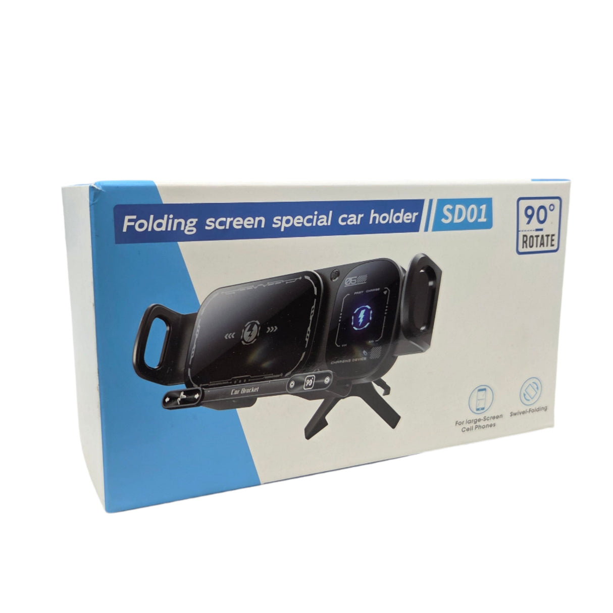 Držiak na mobil do auta s bezdrôtovým nabíjaním SD01 – pre mriežku ventilácie