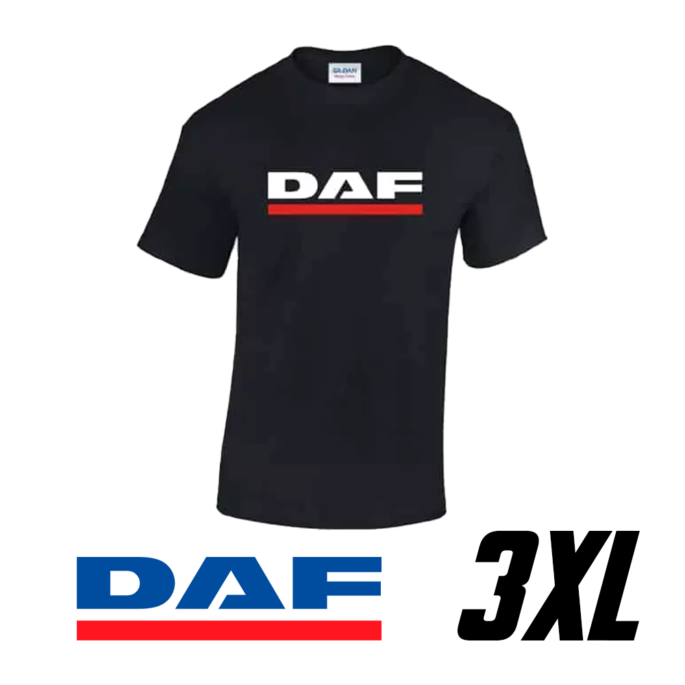 T-shirt DAF 100% coton – Noir