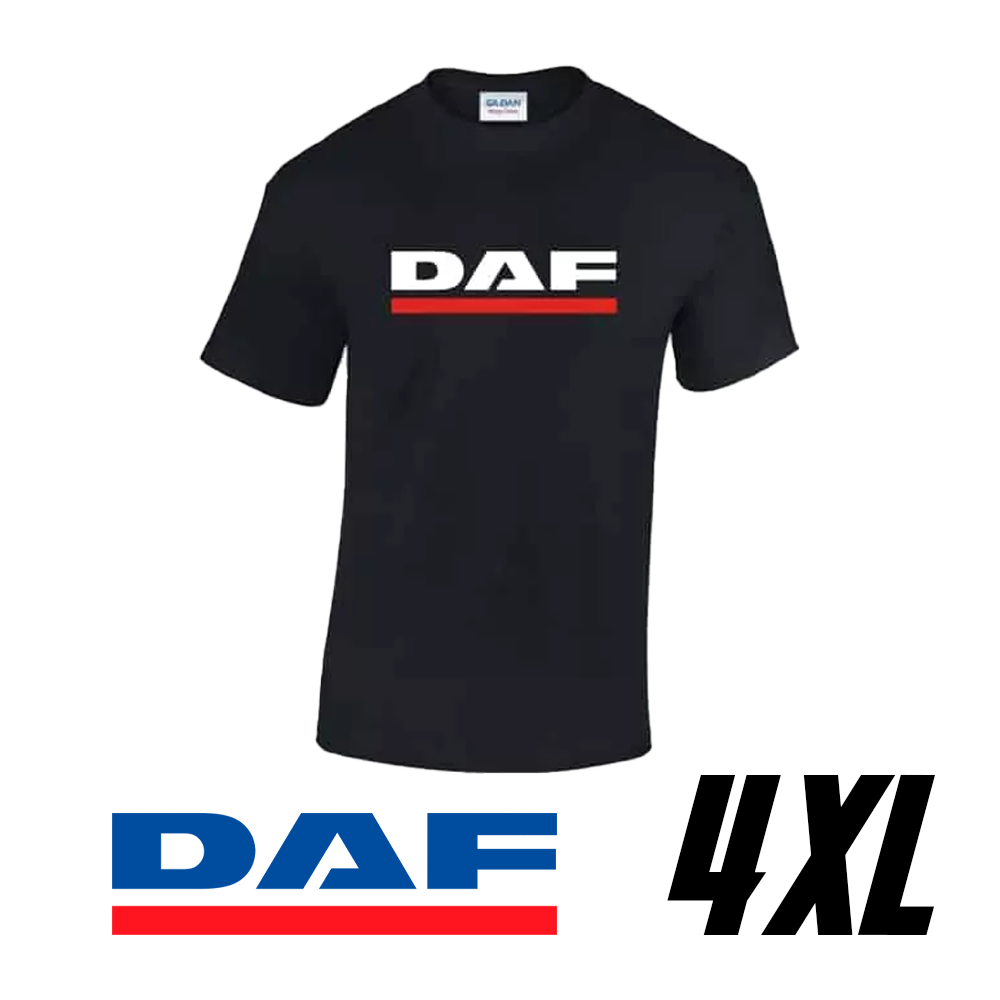 T-shirt DAF 100% coton – Noir