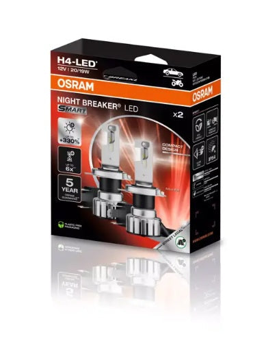 OSRAM NIGHT BREAKER LED SMART Set – LED-Autolampen H4 & H7