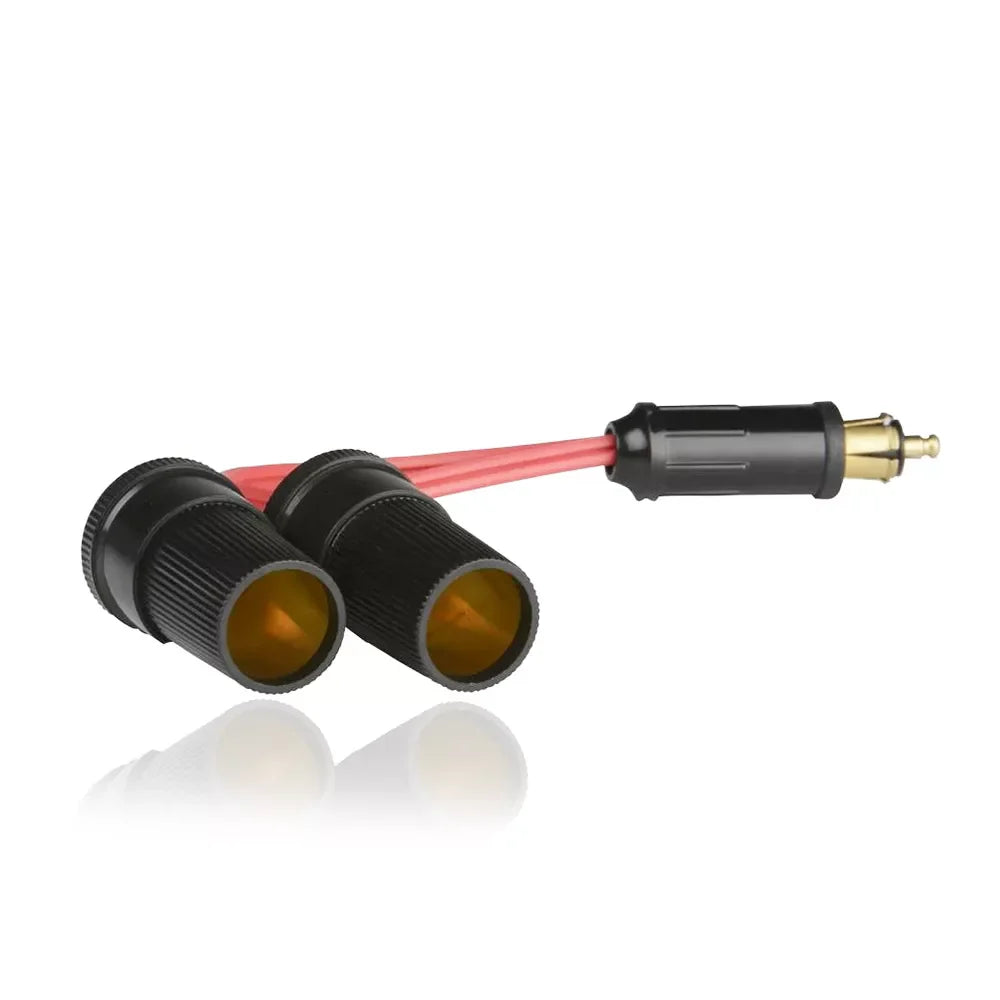 Adattatore Steck per presa DIN a doppia presa accendisigari 12/24V 12A