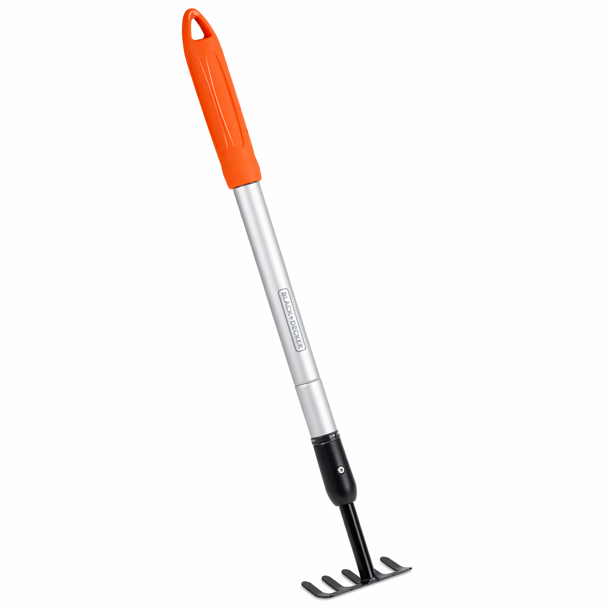 Handkultivator Gartengerät mit verstellbarem Griff 66–101 cm und 5-zinkigem Stahlkopf zum Lockern des Bodens und Jäten