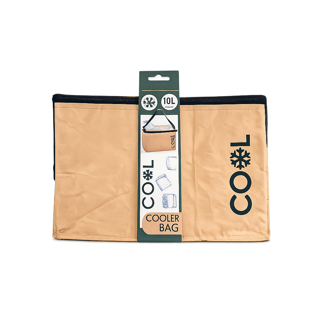Cooler bag Portable with Carry Strap for Picnics and Travel 10L Brown