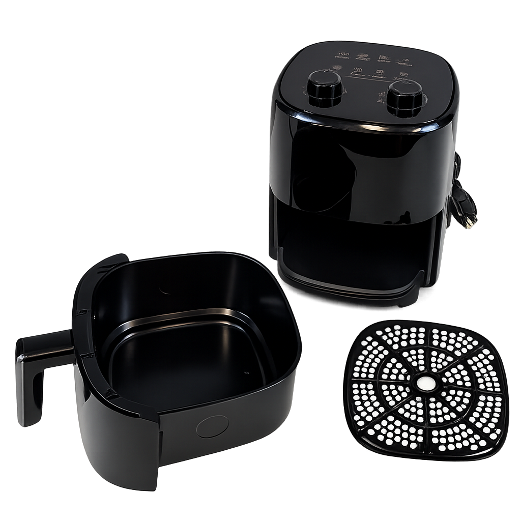 Friggitrice ad Aria 24V 4L – Compatta e Versatile, Ideale per Casa e Viaggi