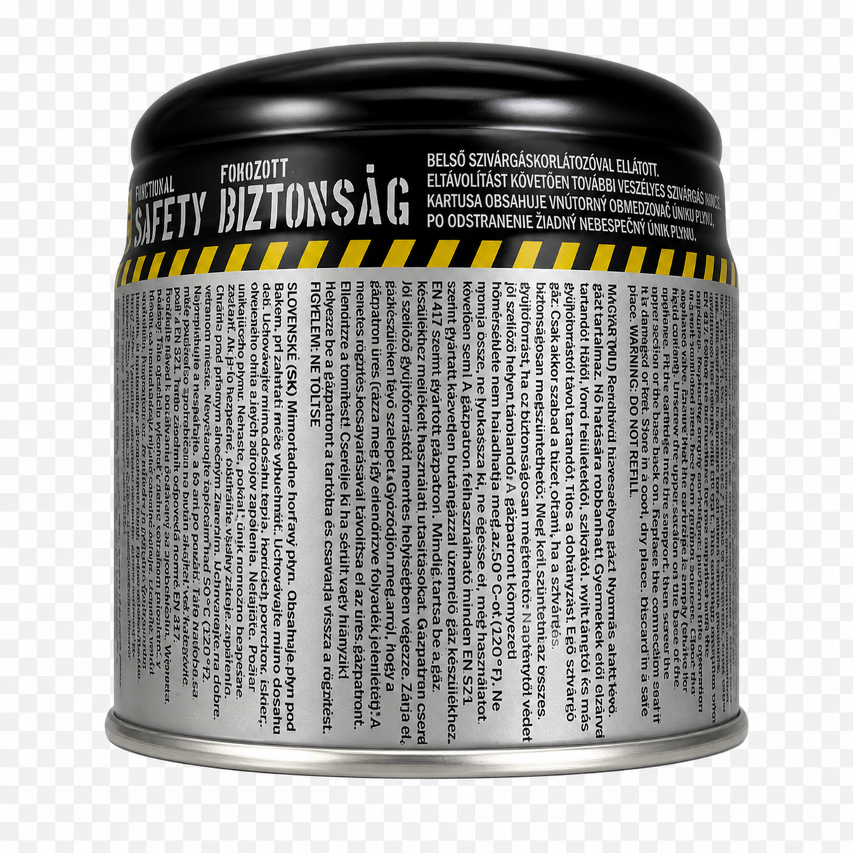 Gaskartusche 190g mit Sicherheitsventil – für Camping, Outdoor & unterwegs
