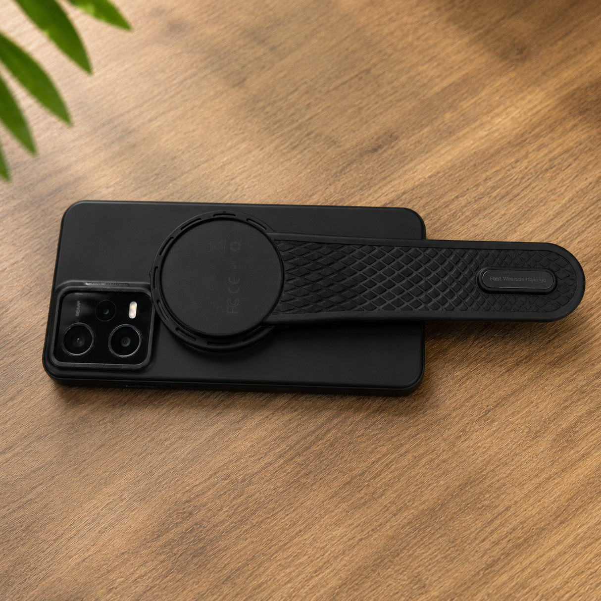 Car phone holder and MagSafe charger wireless for the dashboard 15W