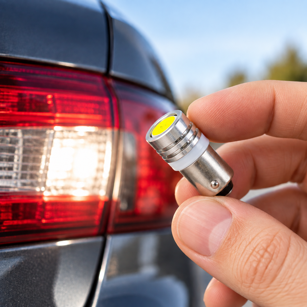 Para żarówek SMD LED z trzonkiem Ba9s – białe światło, 12V/24V