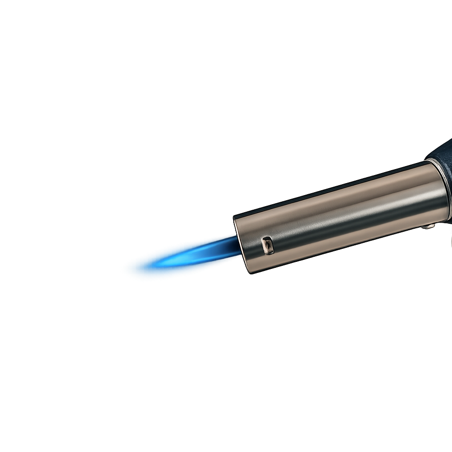 Blow Torch Head for 227g Gas Canister, Piezo Ignition, Adjustable Flame Control, Multi-Purpose Use