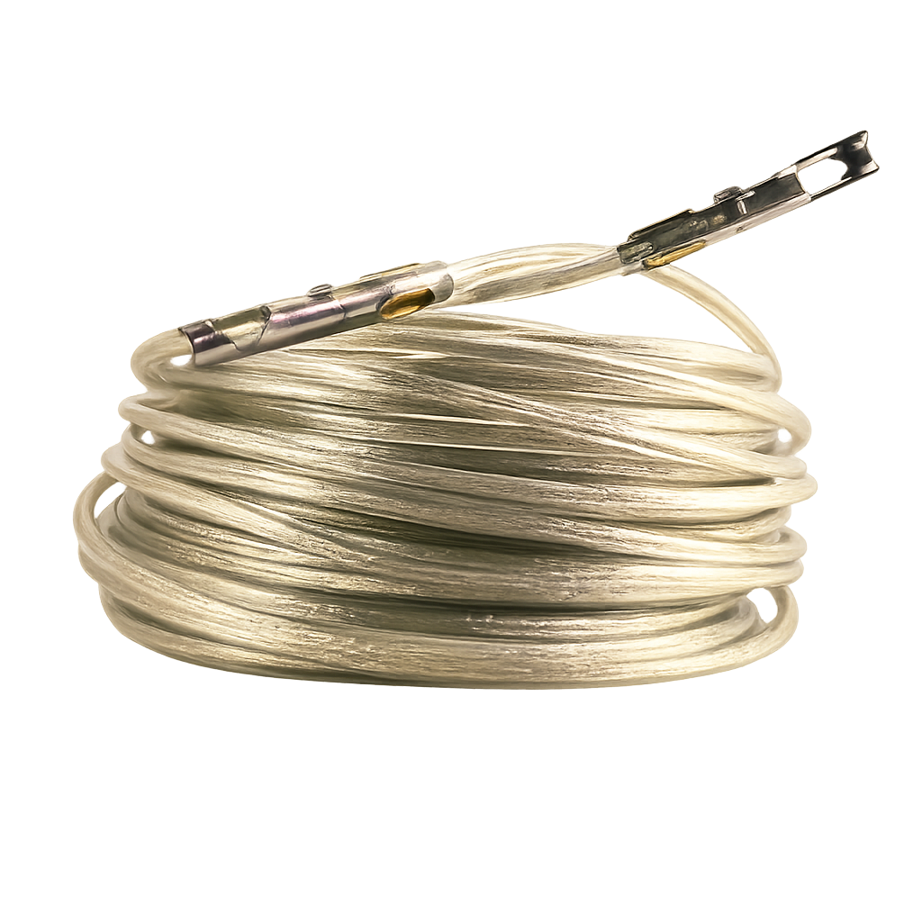 TIR Cable 6mm PVC Coated Steel Wire Rope with Fitted Ends for Curtain Side Trailers