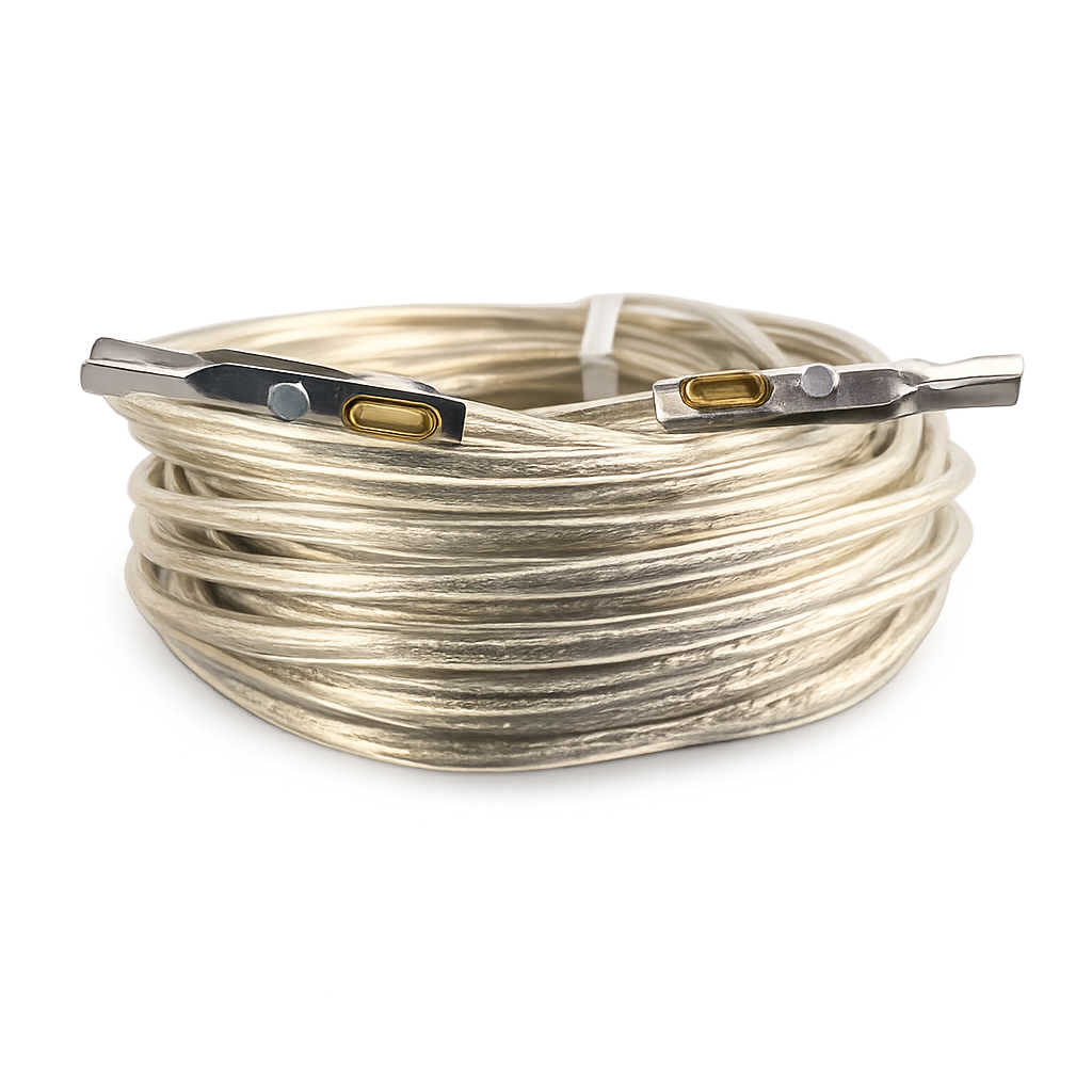 TIR Cable 6mm PVC Coated Steel Wire Rope with Fitted Ends for Curtain Side Trailers