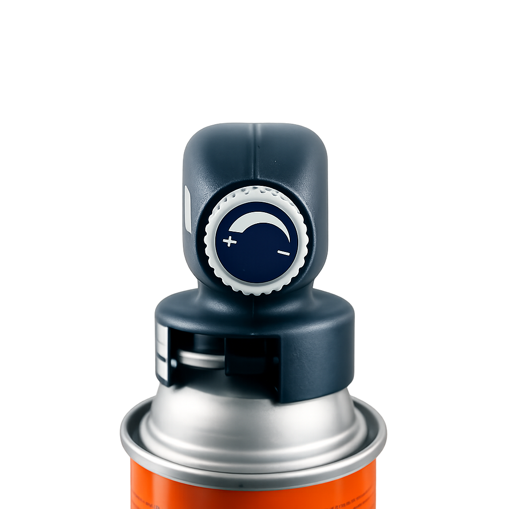 Blow Torch Head for 227g Gas Canister, Piezo Ignition, Adjustable Flame Control, Multi-Purpose Use