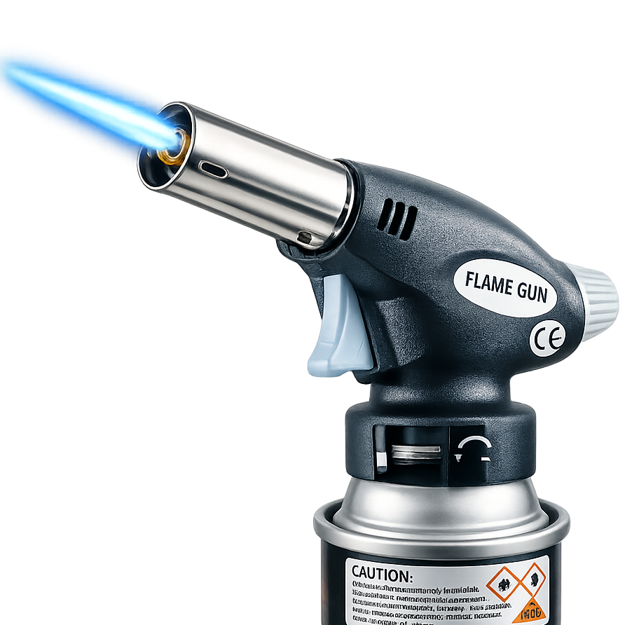 Blow Torch Head for 227g Gas Canister, Piezo Ignition, Adjustable Flame Control, Multi-Purpose Use
