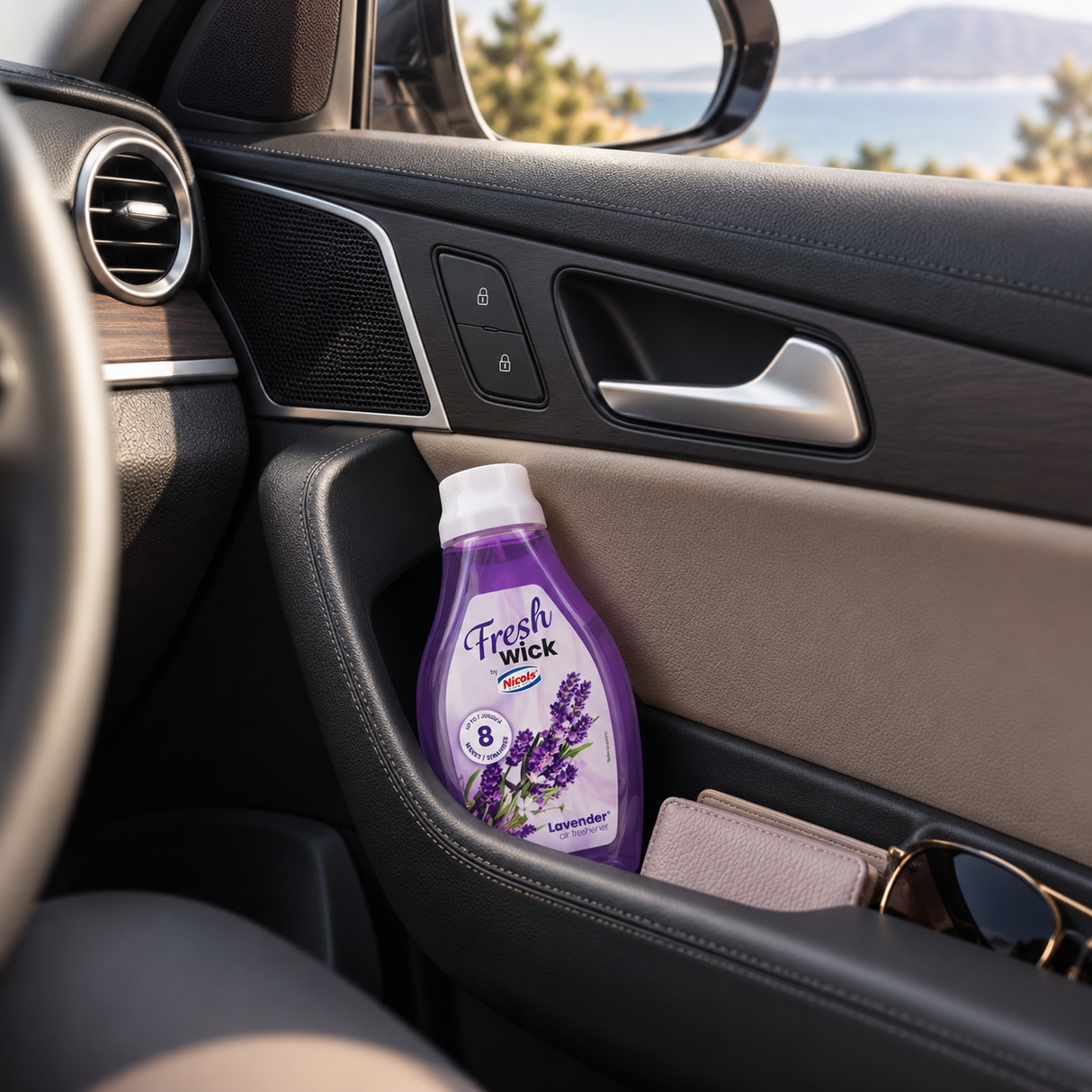 Wick Air Freshener for Car 375 ml – Lasts Up to 8 Weeks