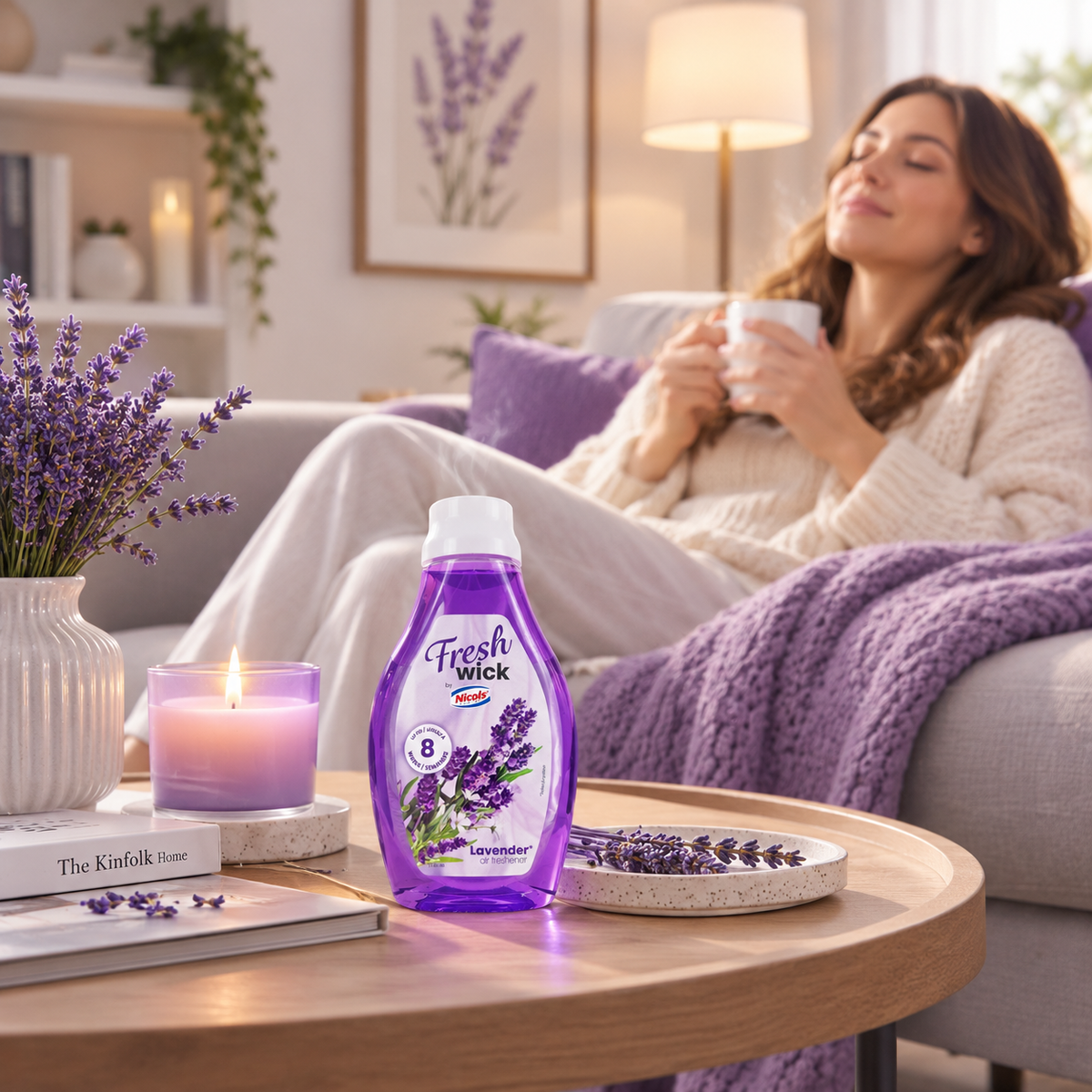 Wick Air Freshener for Car 375 ml – Lasts Up to 8 Weeks