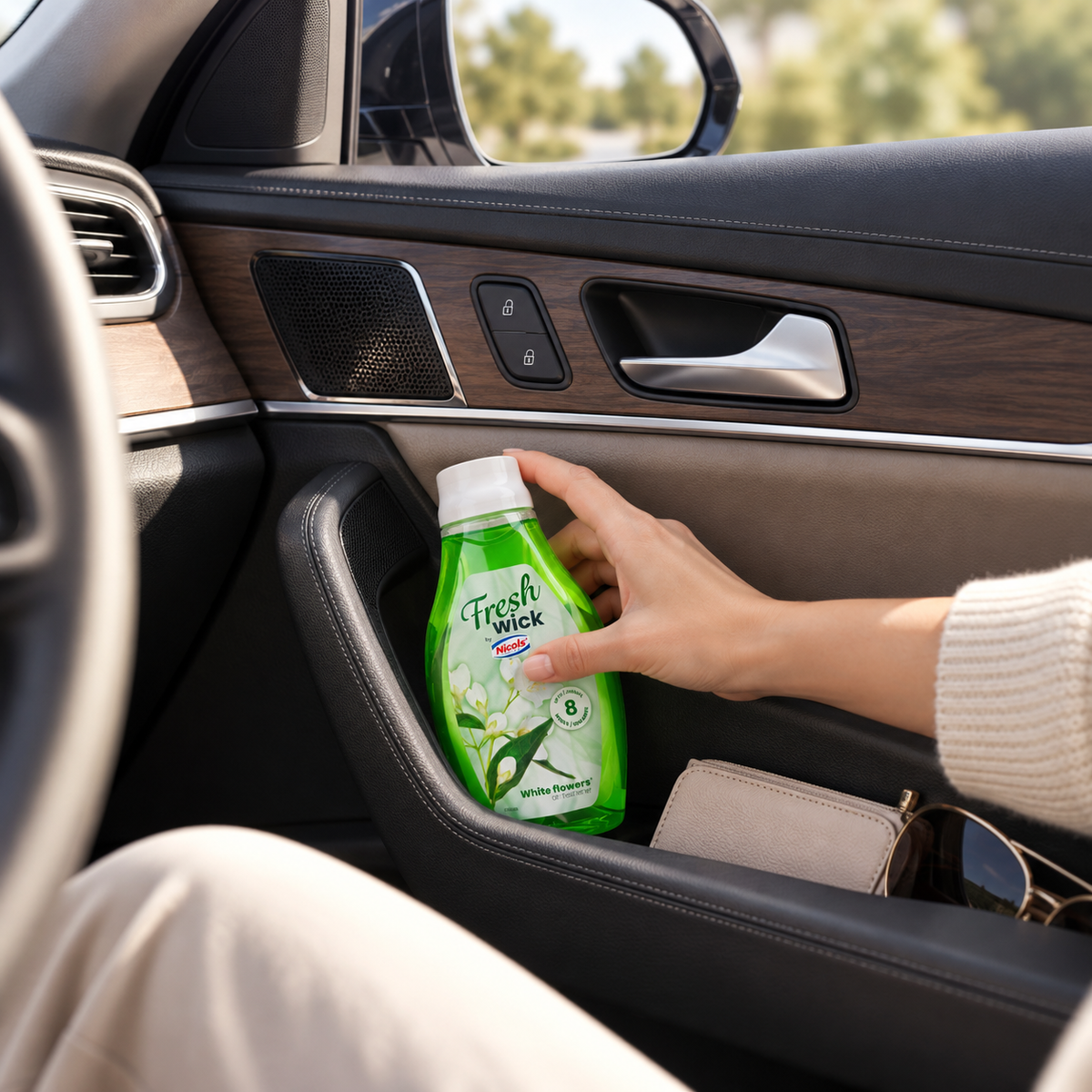 Wick Air Freshener for Car 375 ml – Lasts Up to 8 Weeks