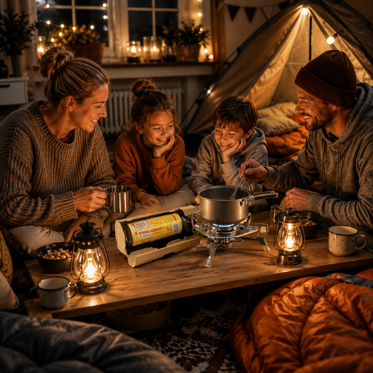 Camping-Gaskartusche 227 g für tragbaren Gaskocher