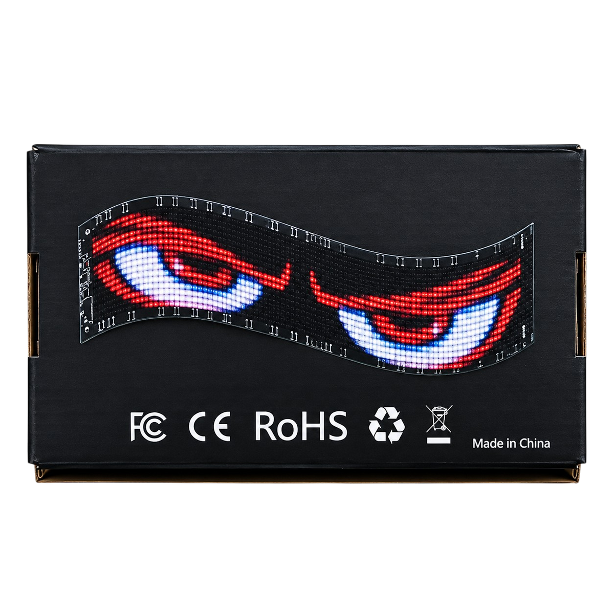 Devil Eyes LED Display Flexible RGB Screen with Bluetooth Control for Cars and Trucks