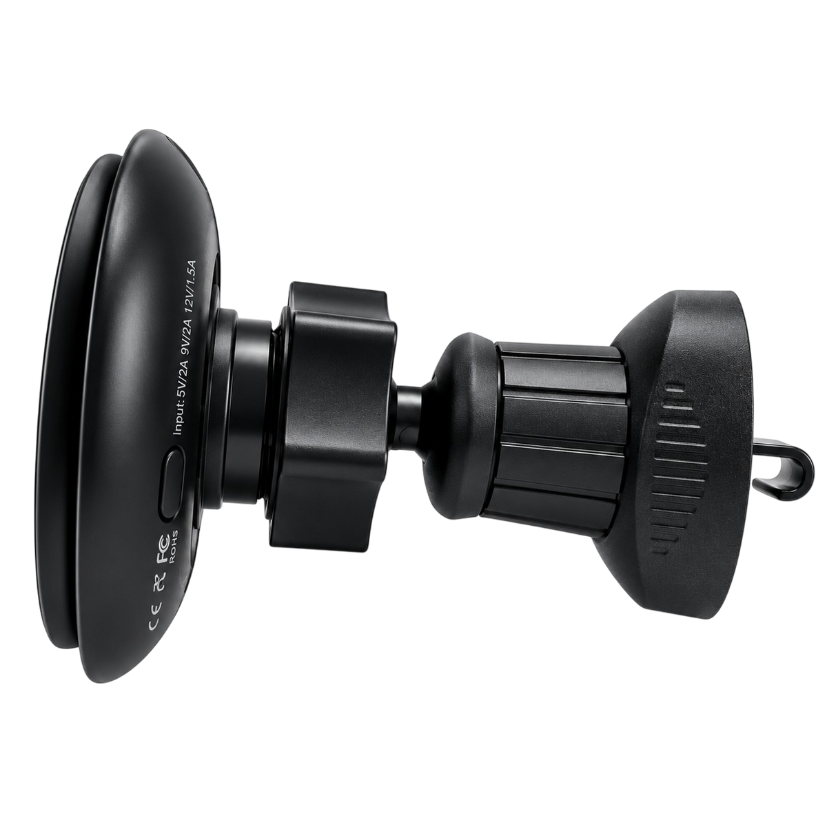 Magnetic Car Phone Holder with Wireless Charging, Active Cooling & Blinking Eyes