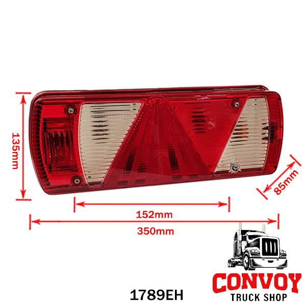 Aspöck Ecopoint II Rear Lamp for Fliegl Trailers