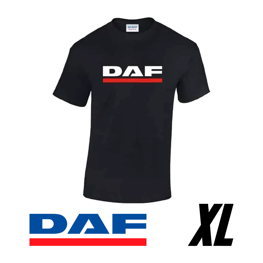 T-shirt DAF 100% coton – Noir