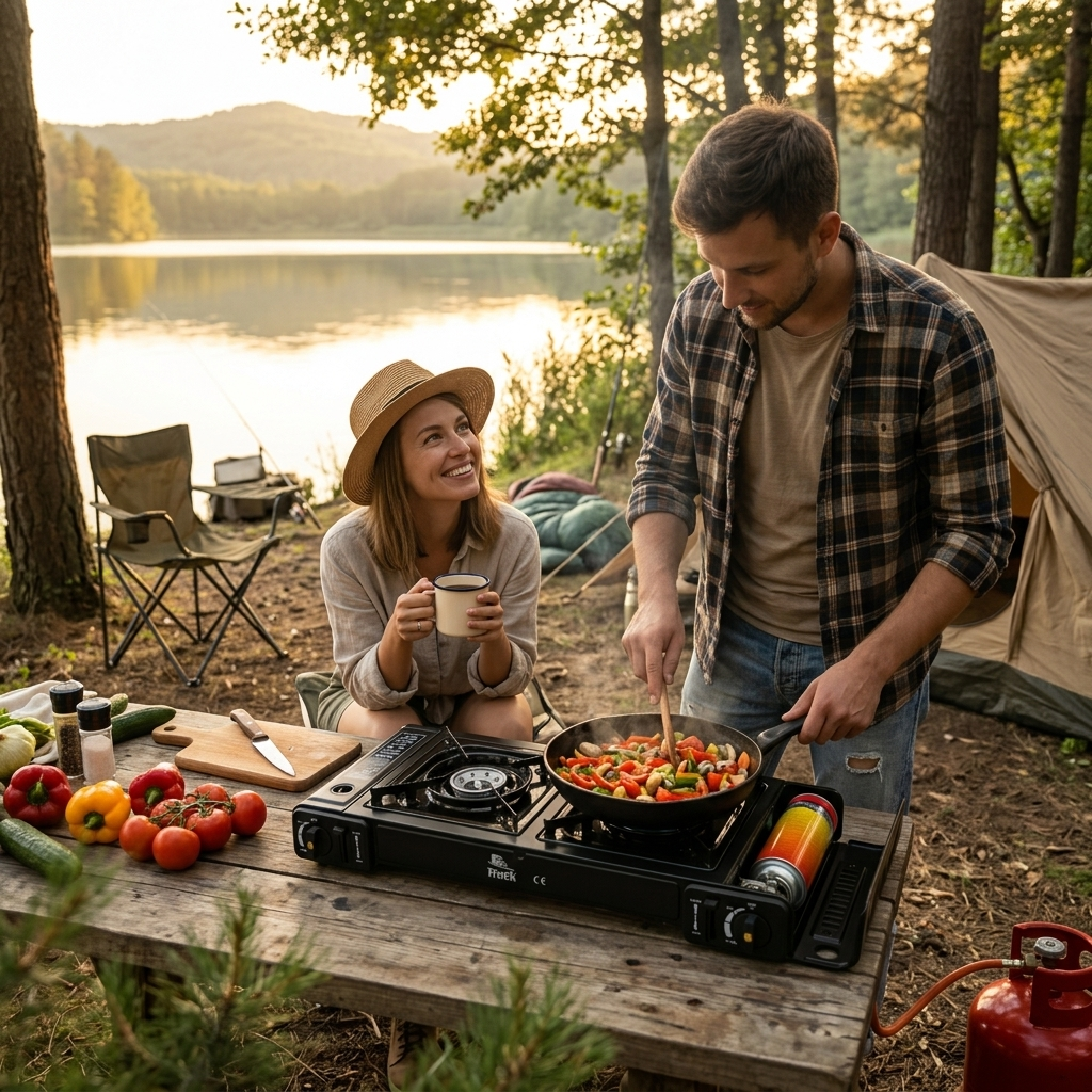 Truck Comfort Camping-Gaskocher – tragbar und leistungsstark