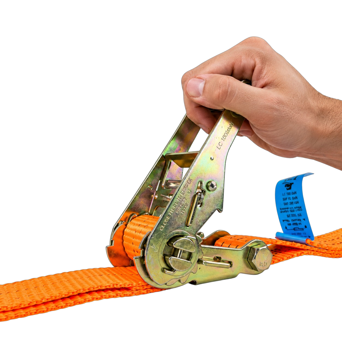 Wheel Straps for Car Transporters 3 Point Tie Down 2.5m