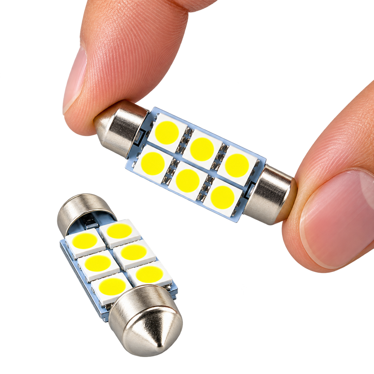 SMD LED sofitna žarulja 6 LED bijela – više duljina i napona