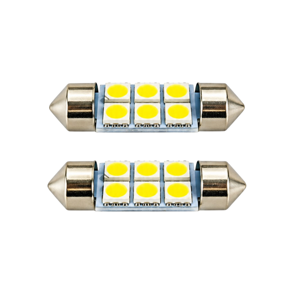 SMD LED Σοφίτα Λάμπα 6 LED Λευκού Φωτός