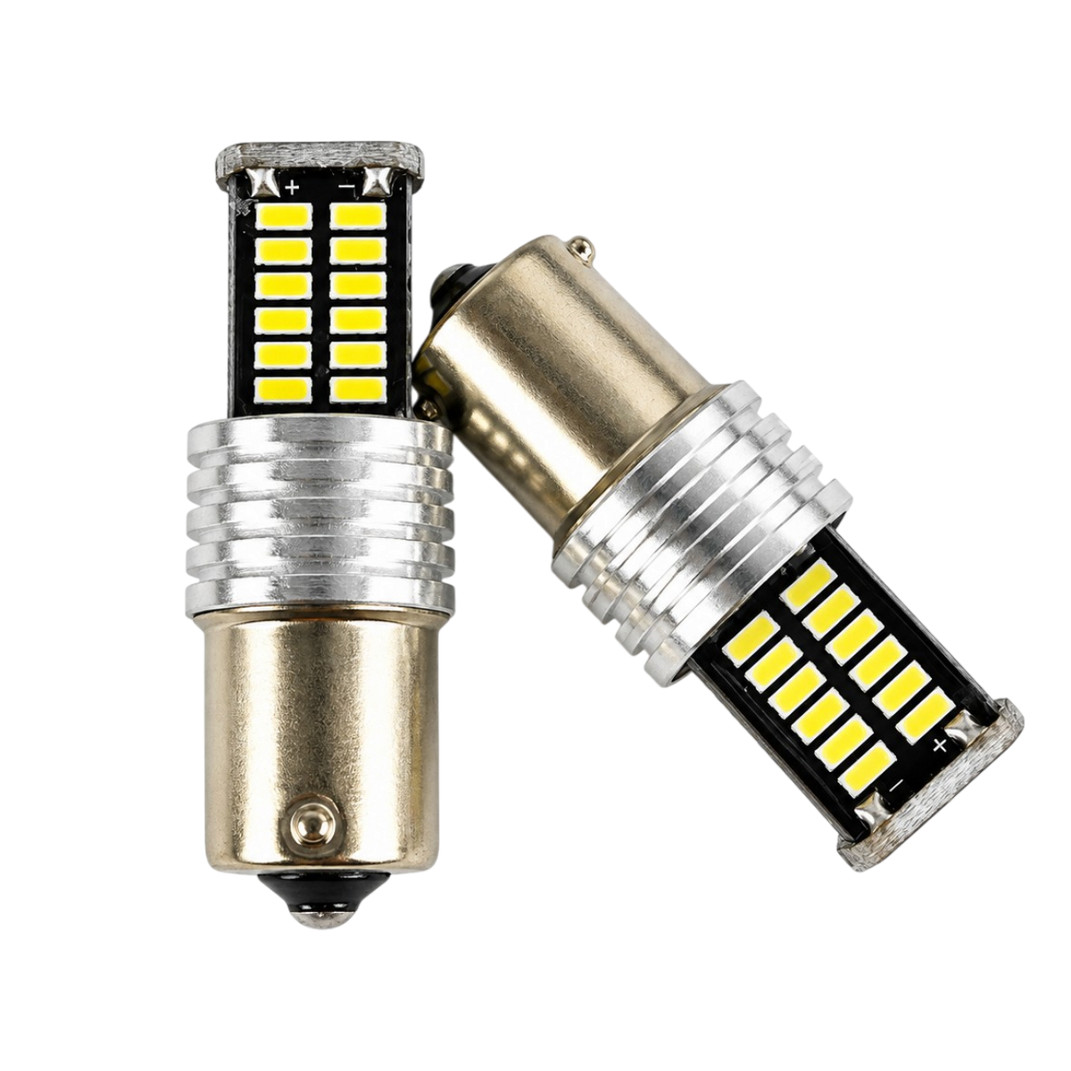 Car LED Bulbs BA15S 30 SMD Canbus 12V White 2 Pack