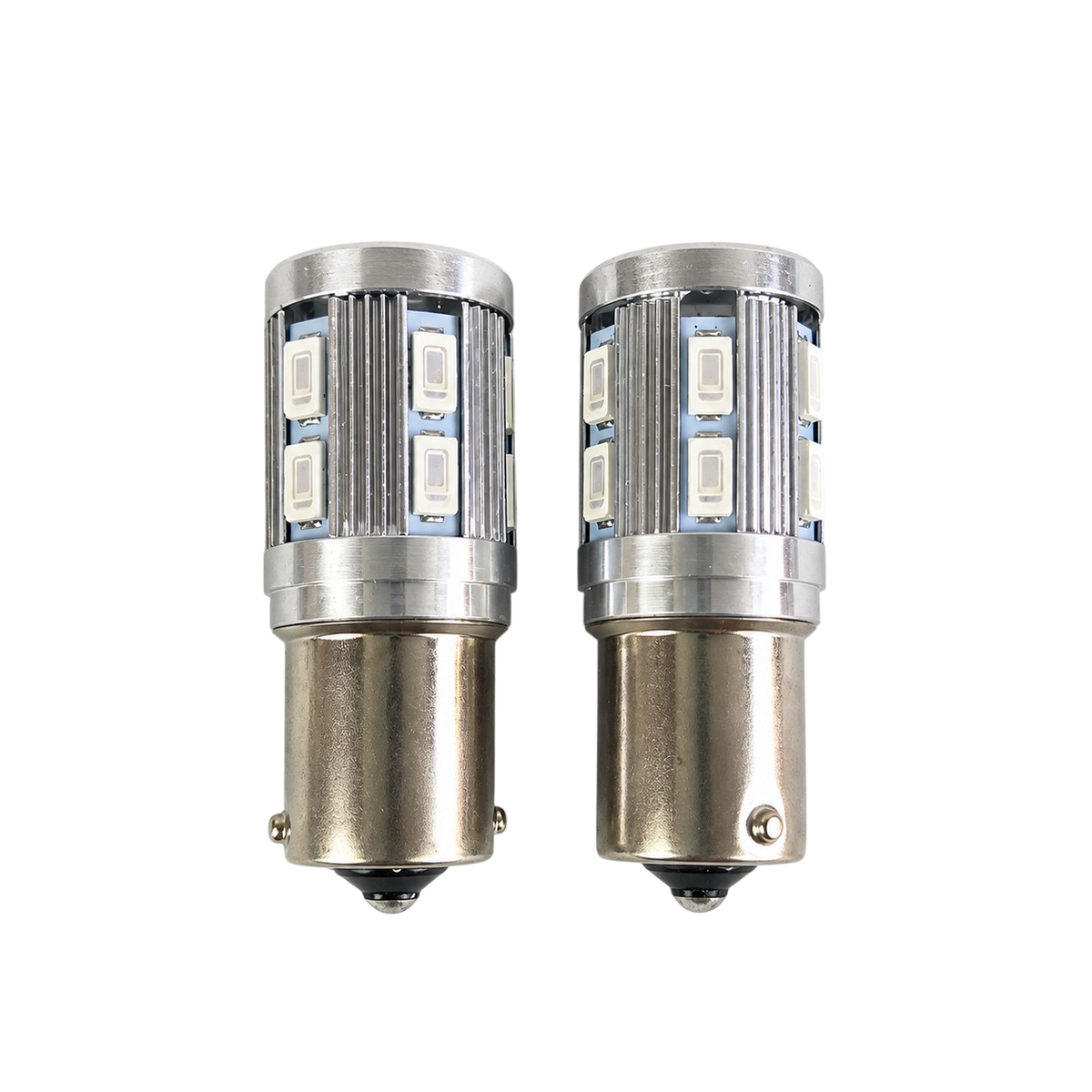 LED Car Bulbs BA15S SMD White or Red 2 Pack