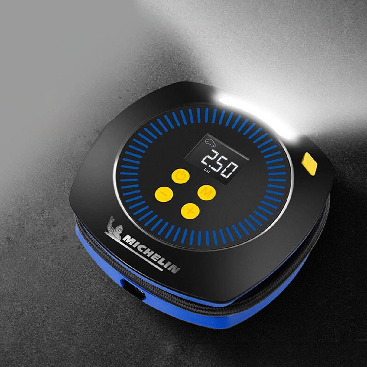 Michelin Kompakter Auto-Kompressor 12V – Tragbar, digital, mit LED-Beleuchtung