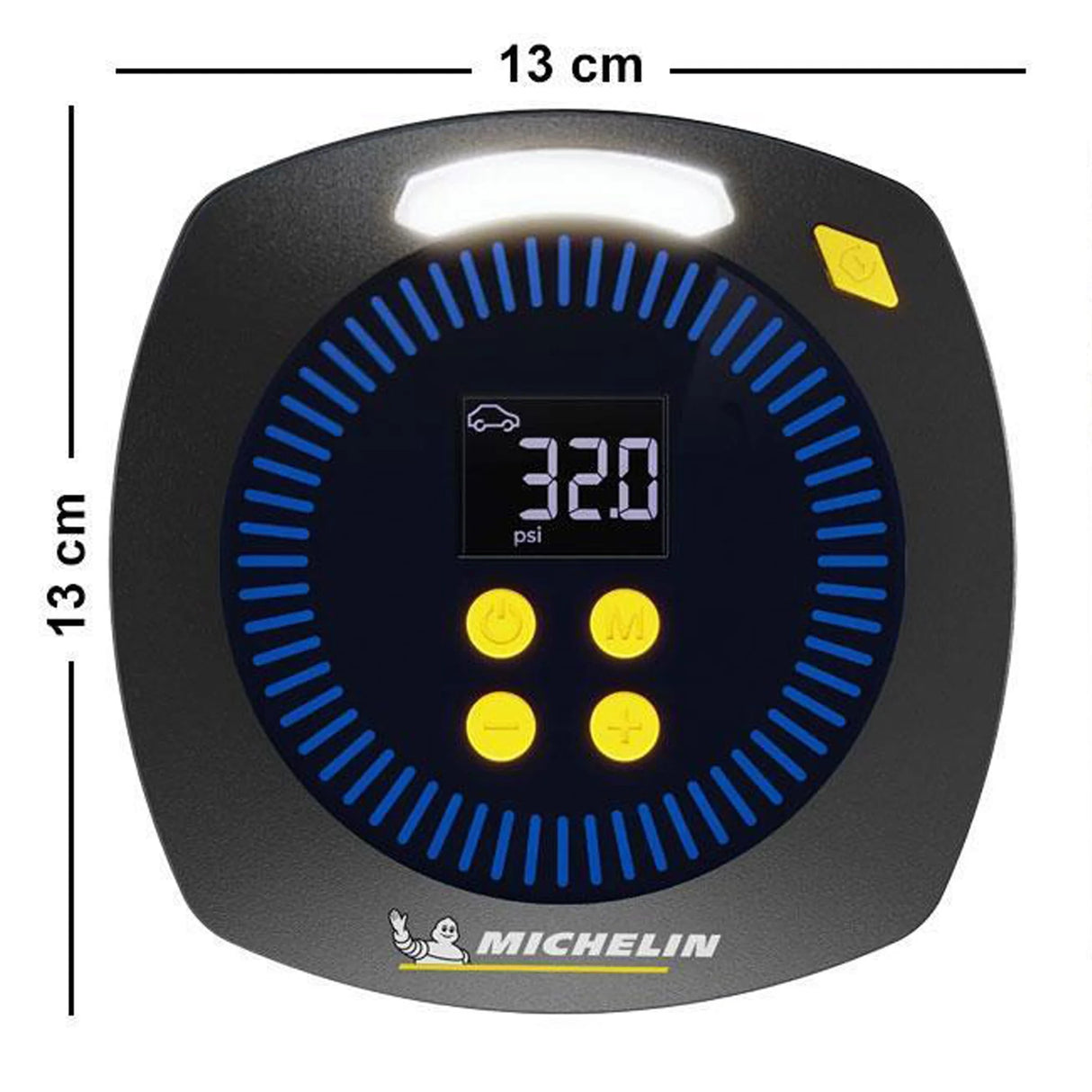 Michelin Kompakter Auto-Kompressor 12V – Tragbar, digital, mit LED-Beleuchtung
