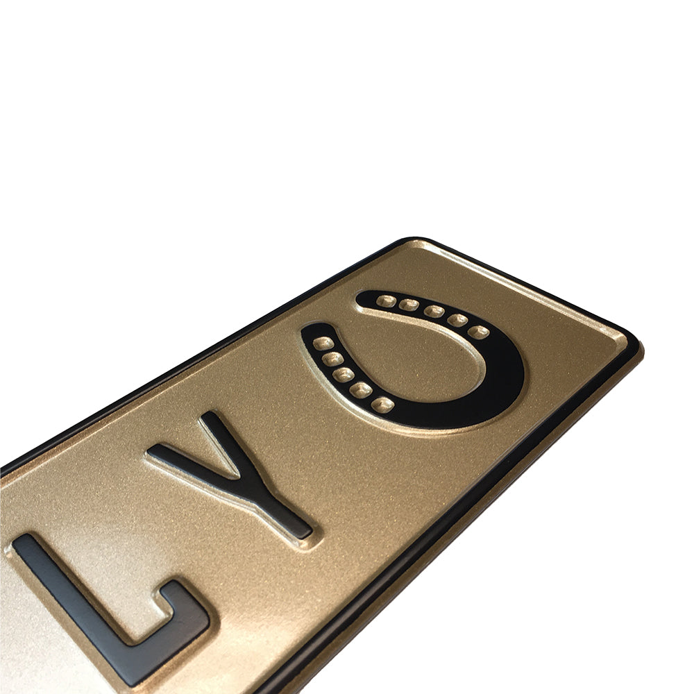 Personalizirana aluminijska pločica s imenom