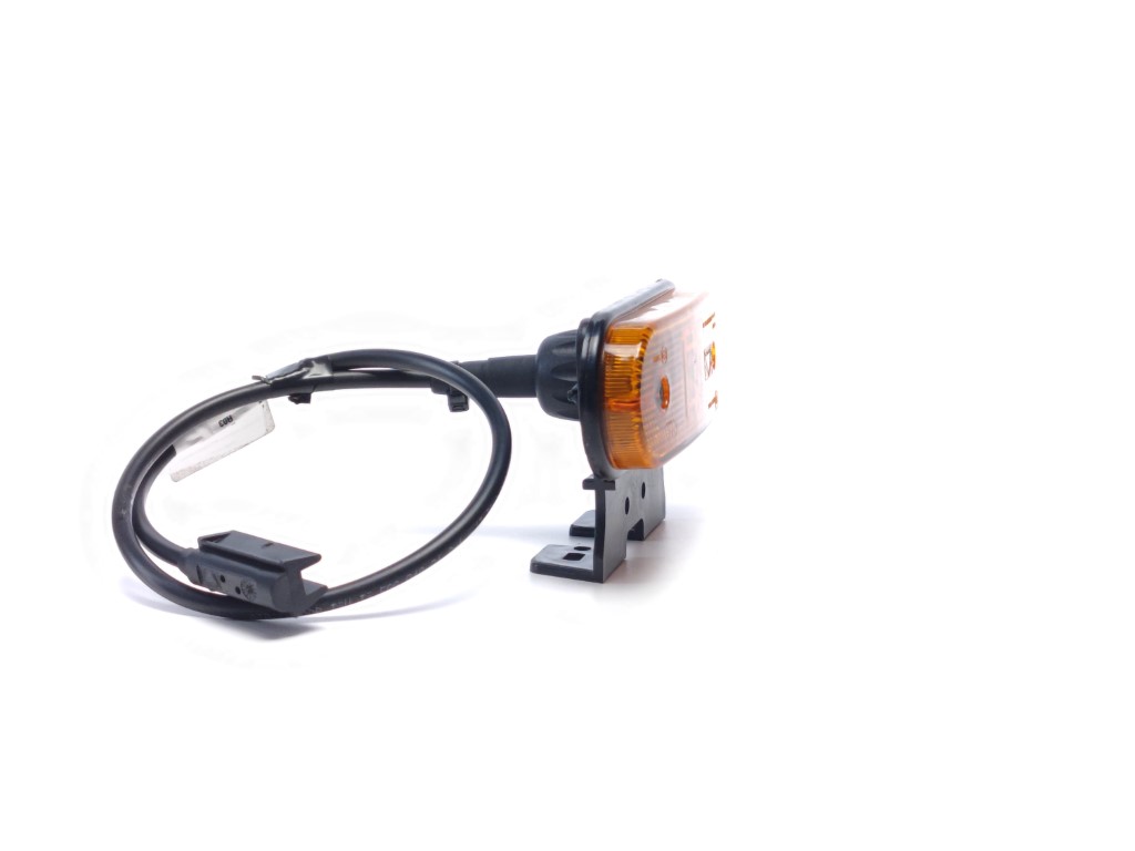 Aspöck LED Unipoint Position Lamp Amber with Holder and 0.5m Cable