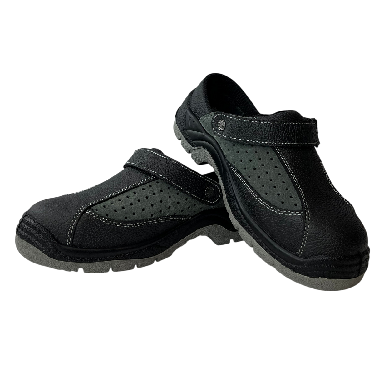 Safety Clogs with Steel Toe Cap and Oil Resistant Sole