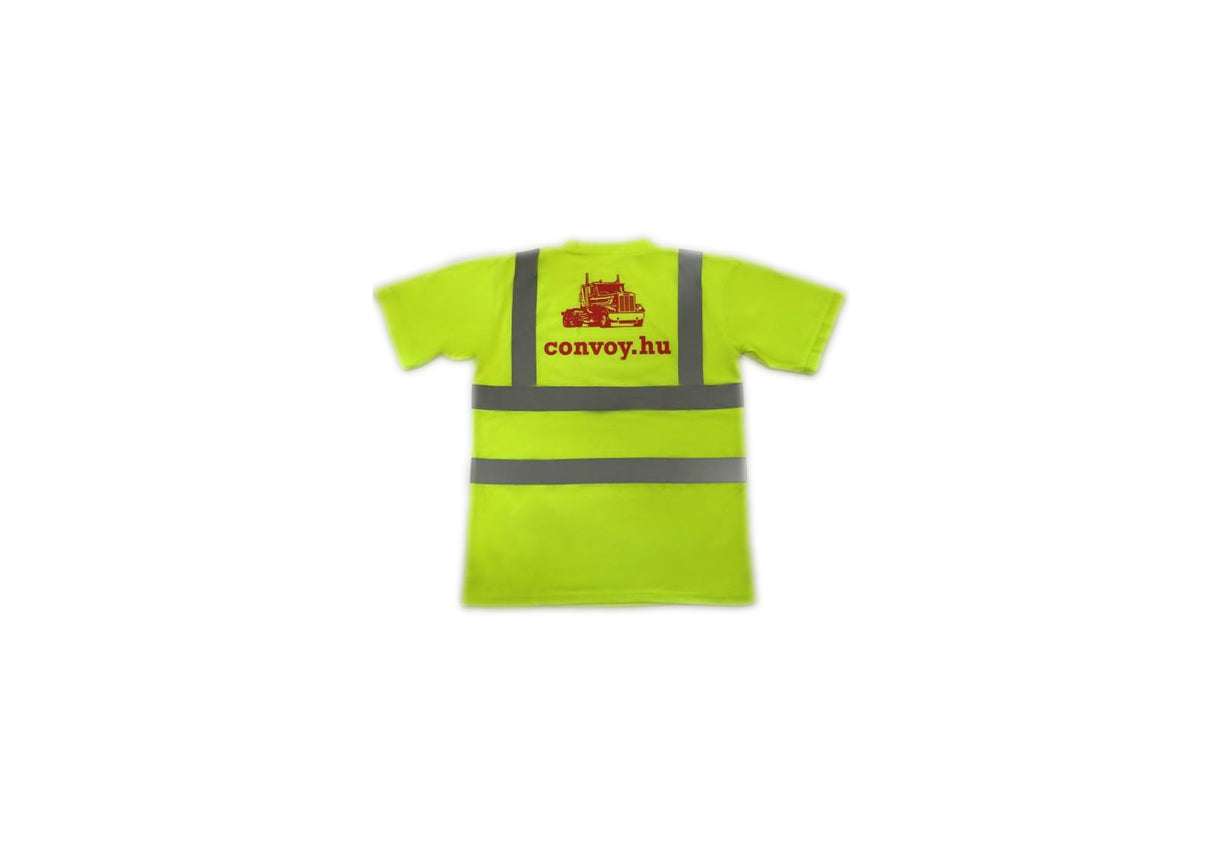 T-shirt haute visibilité jaune convoy.hu