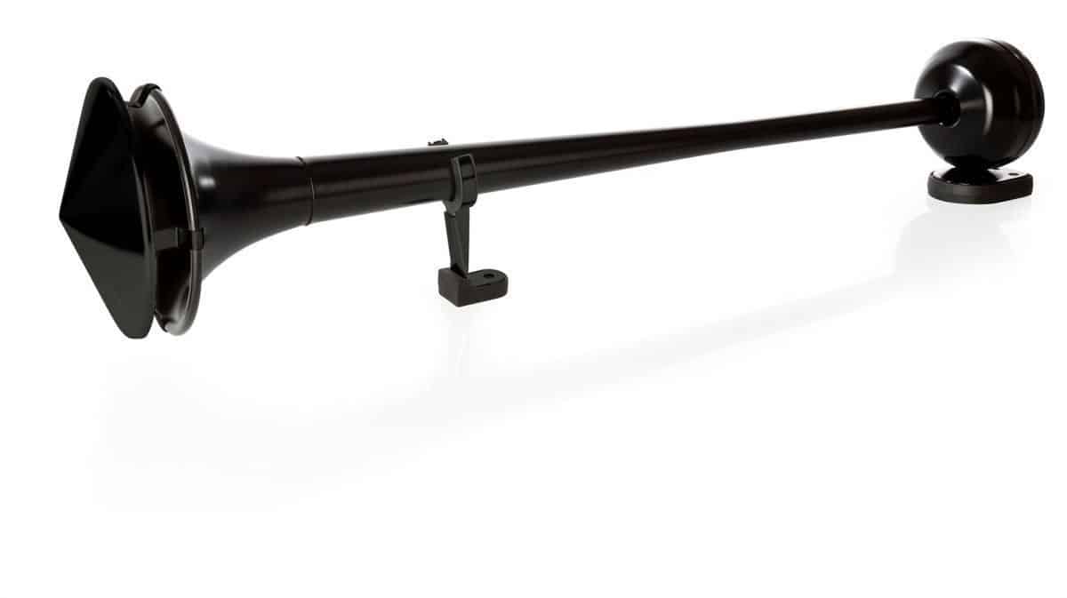 Zračni hupa 85 cm okrogla, mat črna, 108 dB