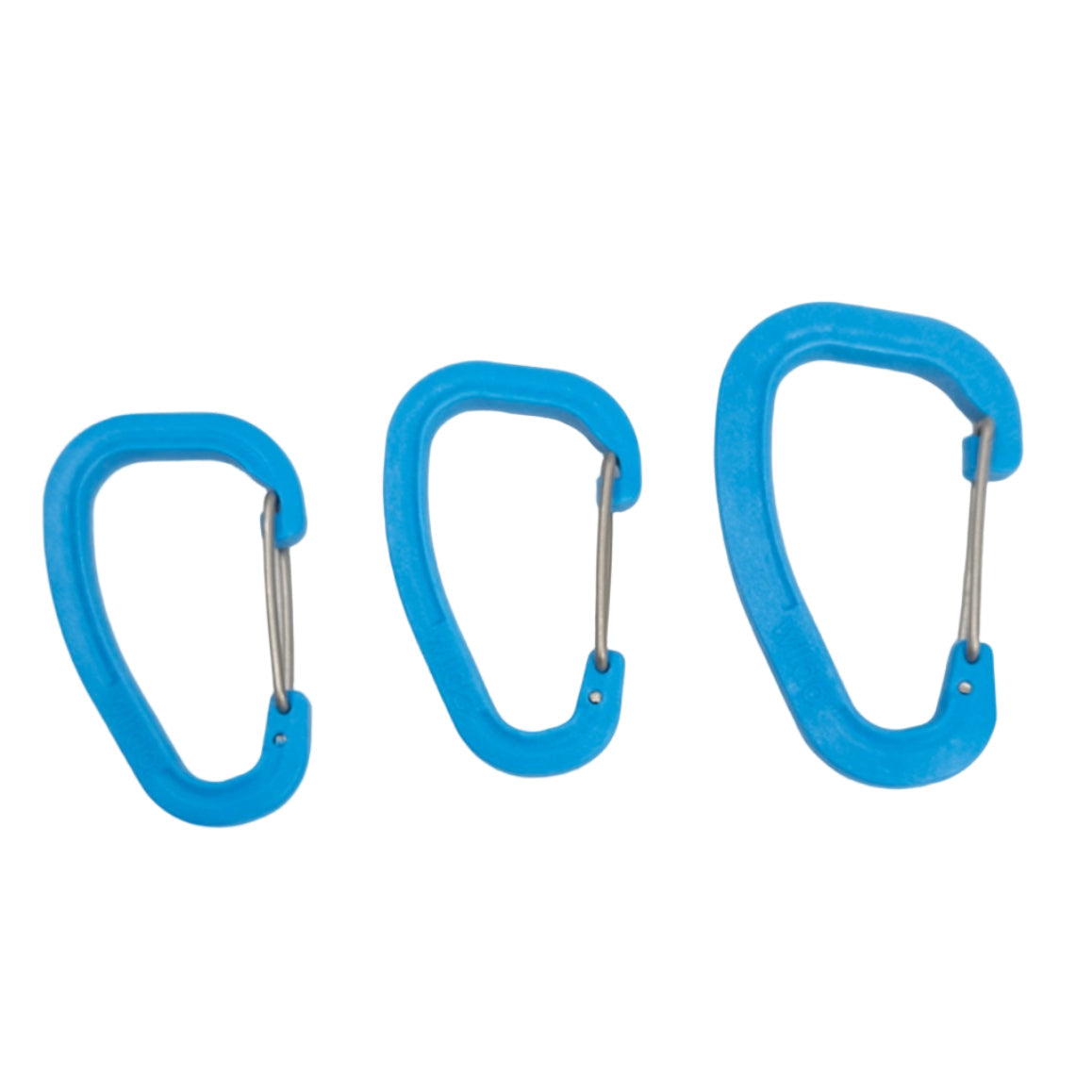 Set di 3 Moschettoni Wildo - Diverse Misure, Leggeri e Pratici