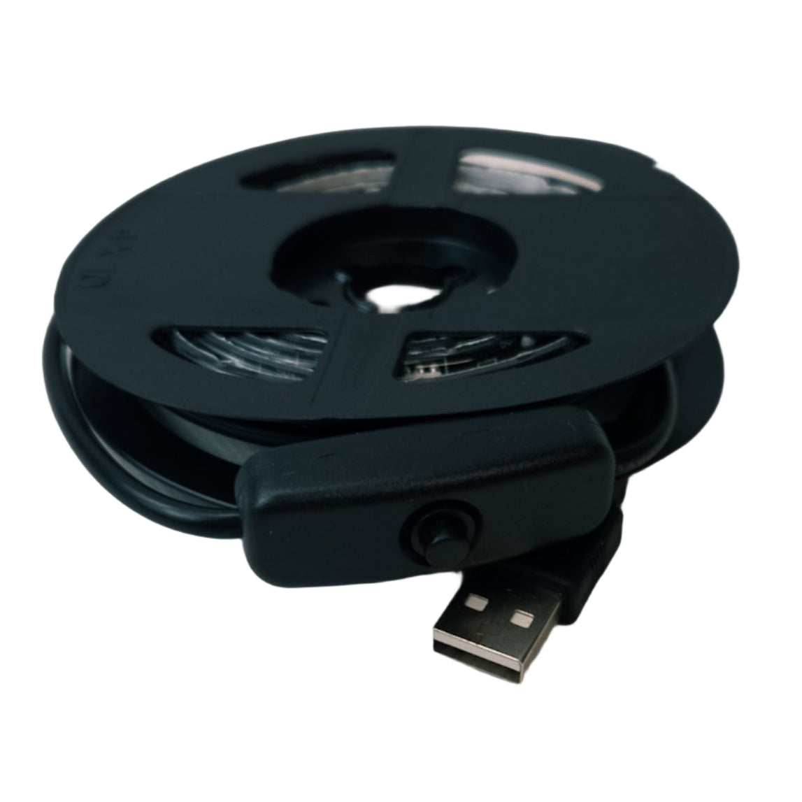 LED pásek s USB, bílý, IP65, 1 m