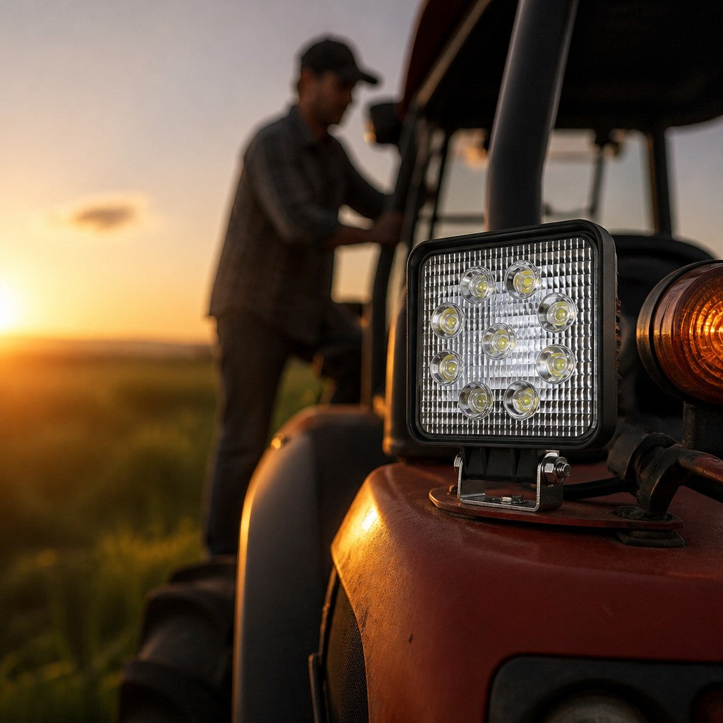 Led work light Square Spot Beam 27W