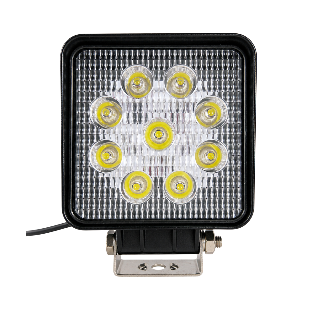 Led work light Square Spot Beam 27W