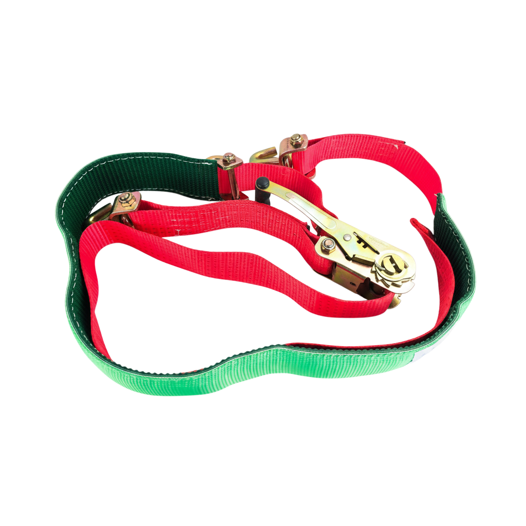 Wheel Straps 3-Point for Secure Car Transport and Vehicle Recovery