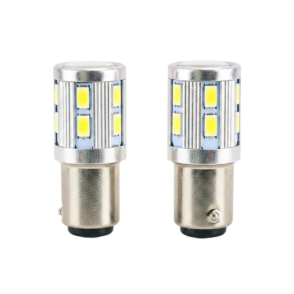 SMD LED izzó pár Bay15D foglalattal