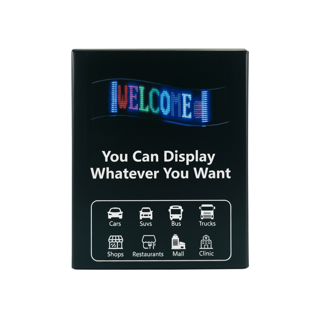 Elastyczny panel LED Matrix (Devil Eyes) – programowalny, sterowanie Bluetooth