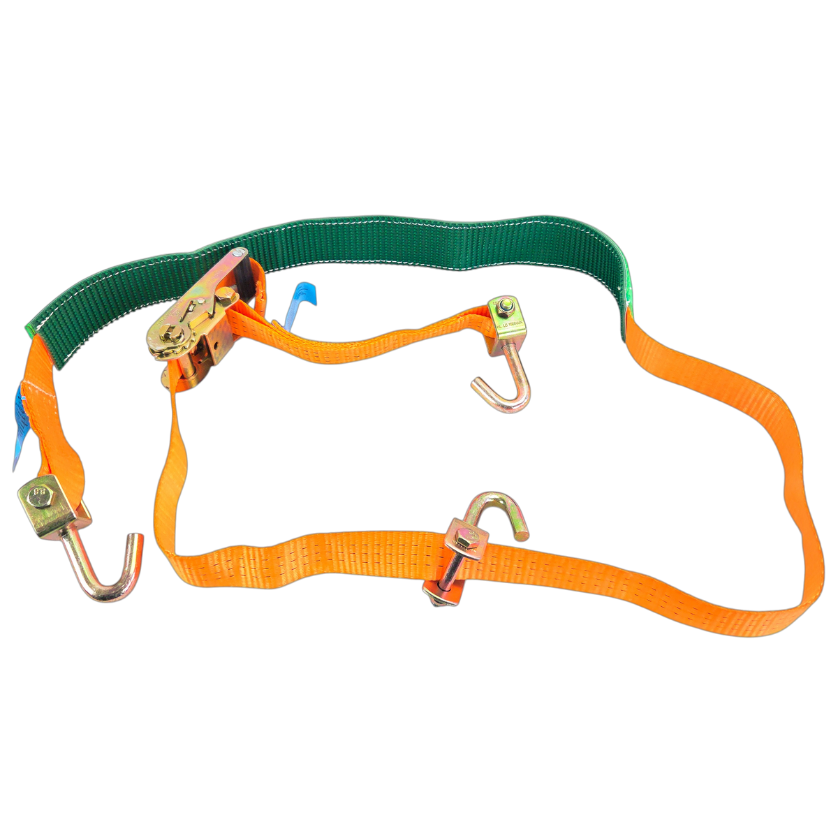 Wheel Straps for Car Transporters 3 Point Tie Down 2.5m