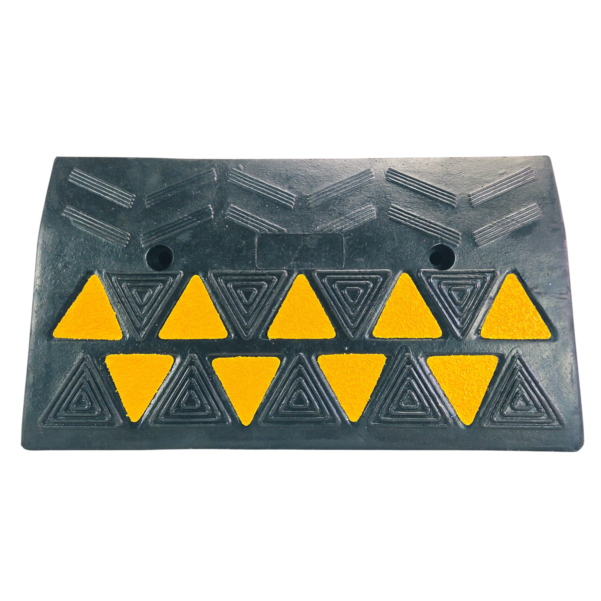Rubber Kerb Ramp with Reflective Panels for Driveways and Kerbs