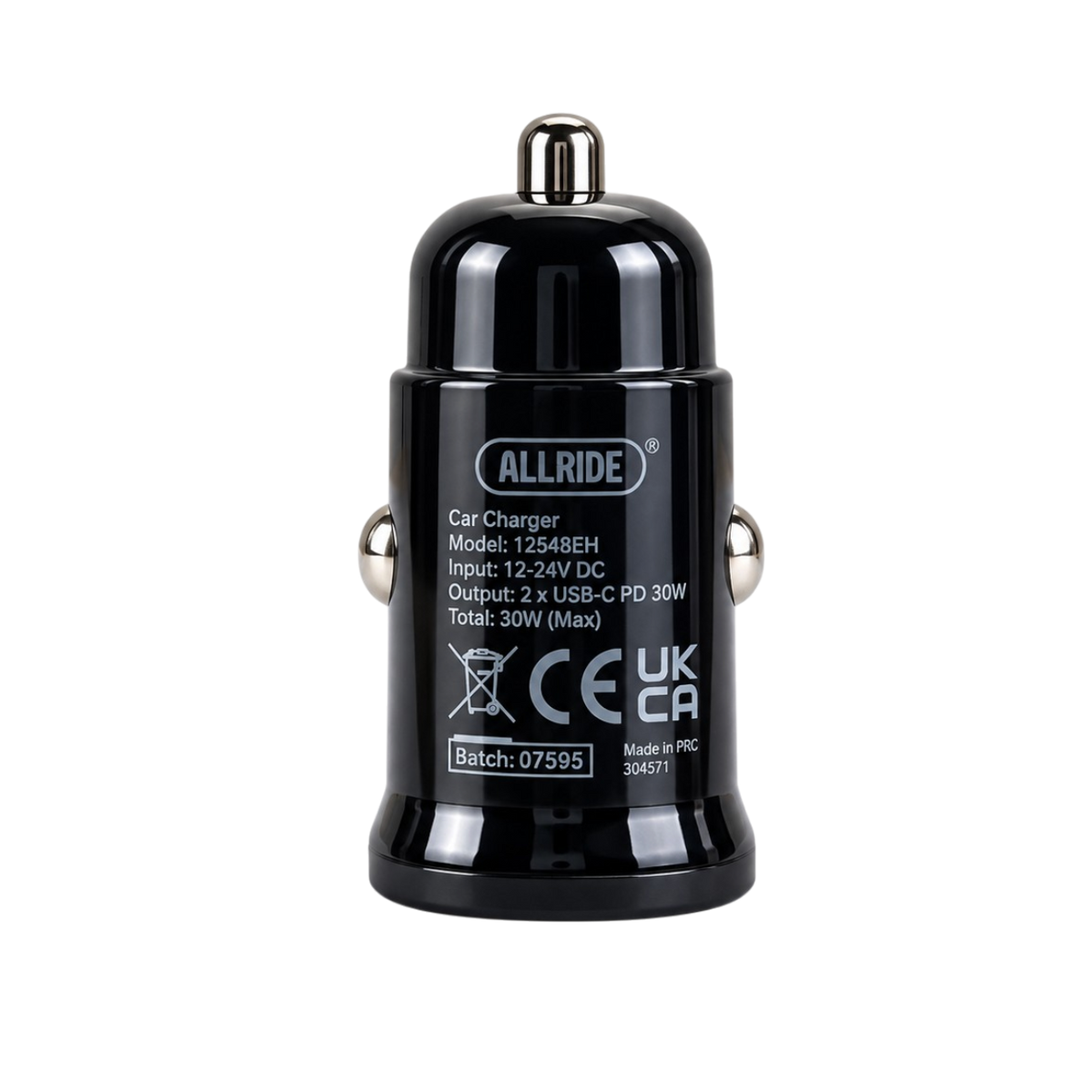 Car Charger 30W PD Fast Charging with Dual USB-C Ports