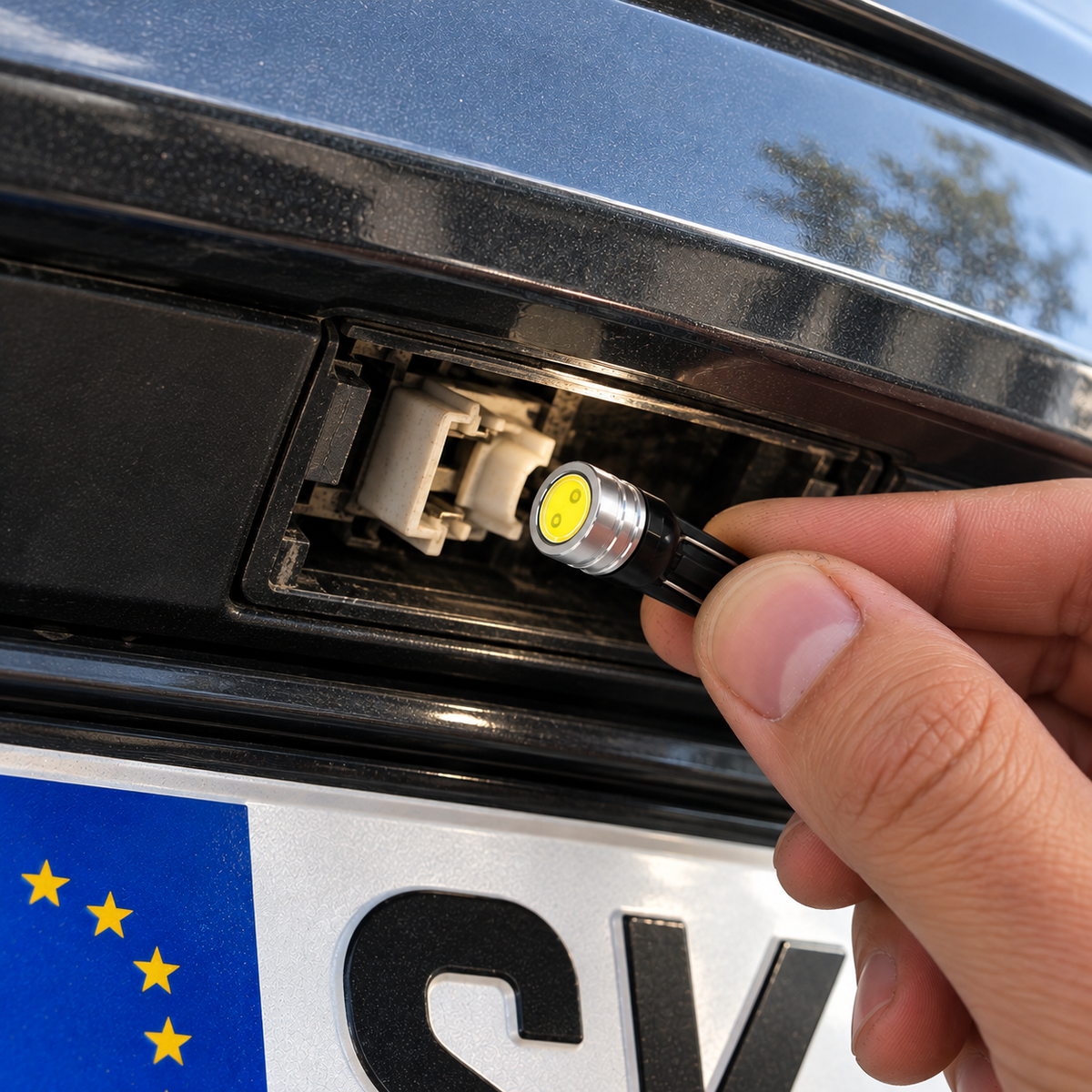 Coppia di lampadine SMD LED T10 - Luce bianca per auto e camion